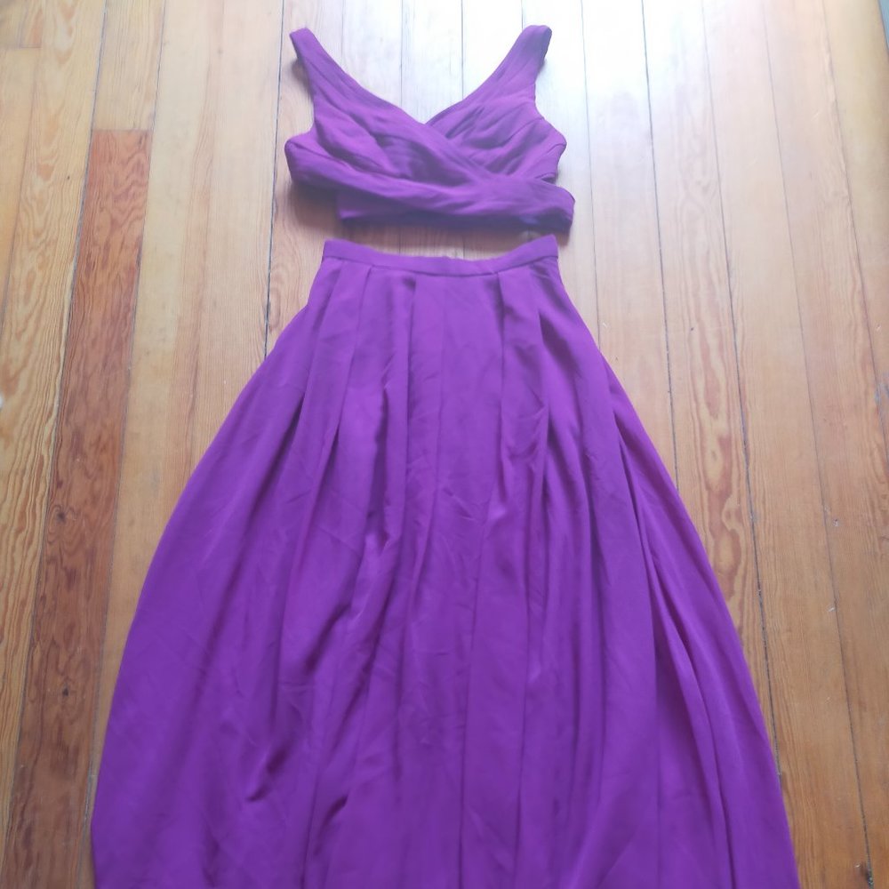 Two-piece prom dress from Fame & Partners (size 4)